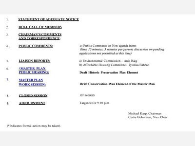 Planning Board Meeting