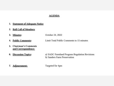 Agricultural Advisory Committee Meeting