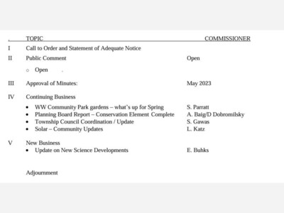 Environmental Commission Meeting