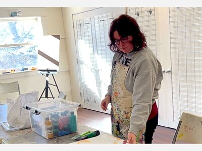 Studio visits with artist Fiona Clark