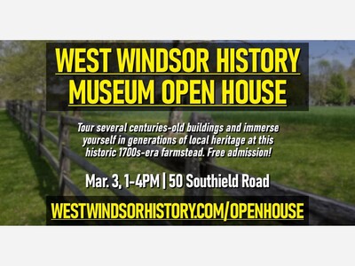 West Windsor History Museum Open House