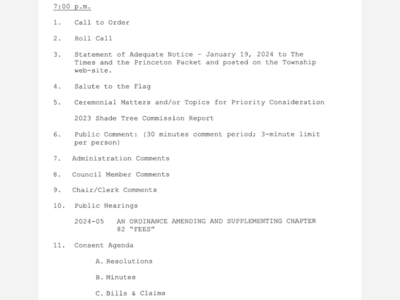 WW Town Council Meeting