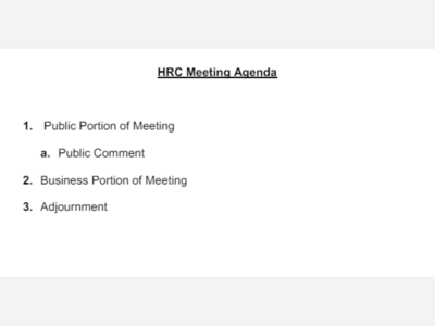 WW Human Relations Council Meeting