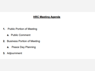 WW Human Relations Council Meeting