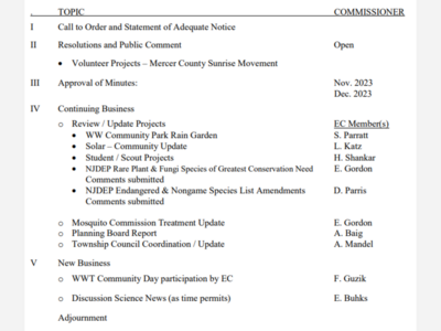 WW Environmental Commission Meeting