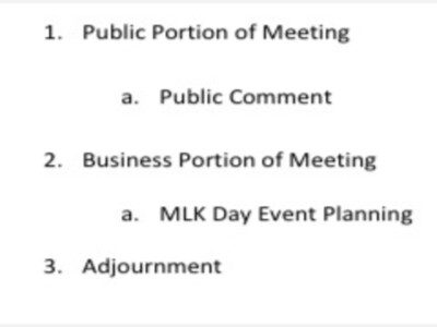 WW Human Relations Council Meeting