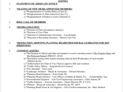 WW Planning Board Meeting