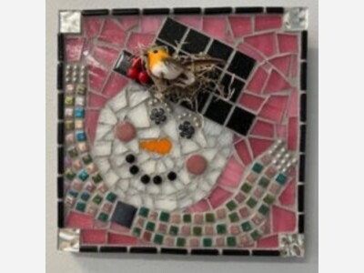 Winter Mosaic Plaque Workshop