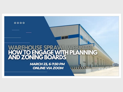 Webinar: Warehouse Sprawl - How to Engage With Your Municipality
